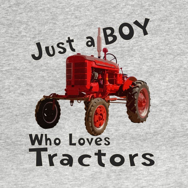 Just a boy who loves tractors by seadogprints